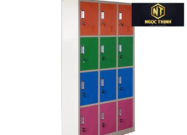 Tủ cá nhân-Tủ locker 12 ngăn 12C3K SƠN MÀU